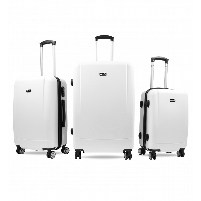 Set de valize de călătorie Aga Travel MR4656 Albă