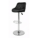 Aga 2x Scaun de bar Negru