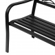 Bancă de grădină din metal Aga MR2045 127x60x89 cm