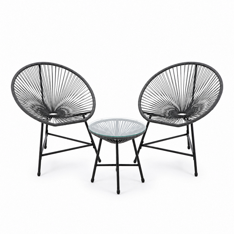 Set mobilier de grădină Aga Gri