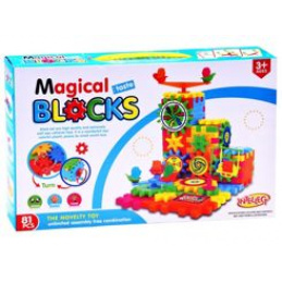 Set de construcție magică colorată 81 bucăți ZA2951