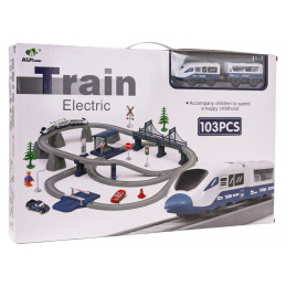 Set trenuleț Stație + Accesorii 103 buc.