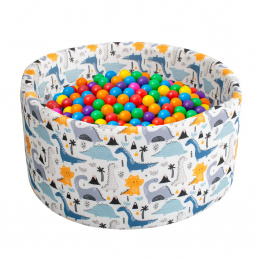 Piscină uscată Aga 90x40 cm cu bile Dinozauri
