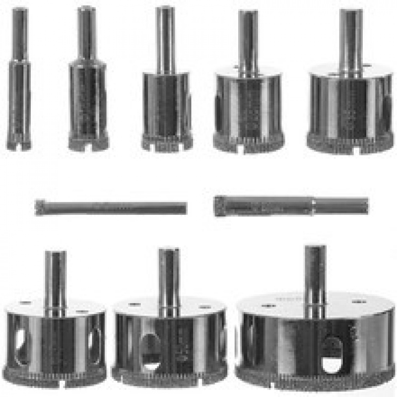 Burghie diamantate - set 10 bucăți Bigstren 21641