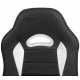 Scaun de joc Aga Racing MR2050 Negru - Alb