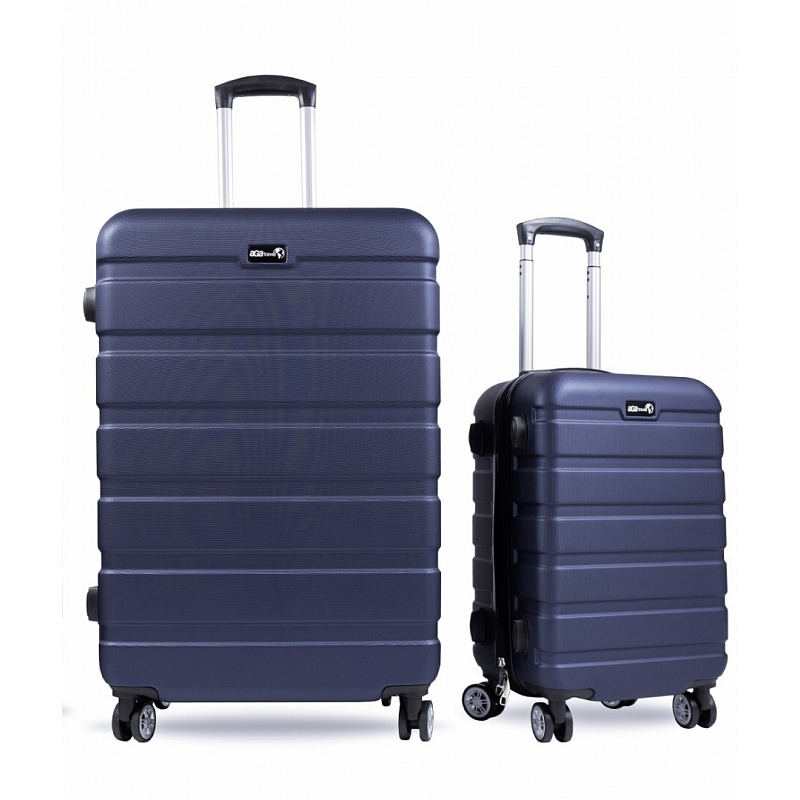 Aga Travel Sada cestovních kufrů, vel. L + S Modrá 6CZ025 - II. JAKOST
