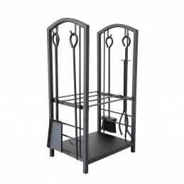 Aga Suport pentru lemne cu unelte pentru șemineu KOM5882