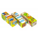 Aga Cuburi educaționale din lemn Vehicule 9 bucăți