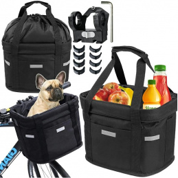 Coș de bicicletă L69C pentru ghidon        Geantă pliabilă