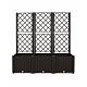 Aga Jardiniere cu spalier 120x40x135 cm Maro