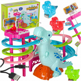 Aga Pista auto cu dinozauri