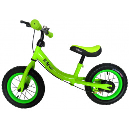 Bicicletă de echilibru R3 verde R-Sport 12'' frână, clopoțel