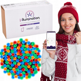 Lămpițe de Crăciun 300 LED - multicolor - controlate prin aplicație