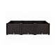Aga Jardiniere cu spalier 120x40x135 cm Maro