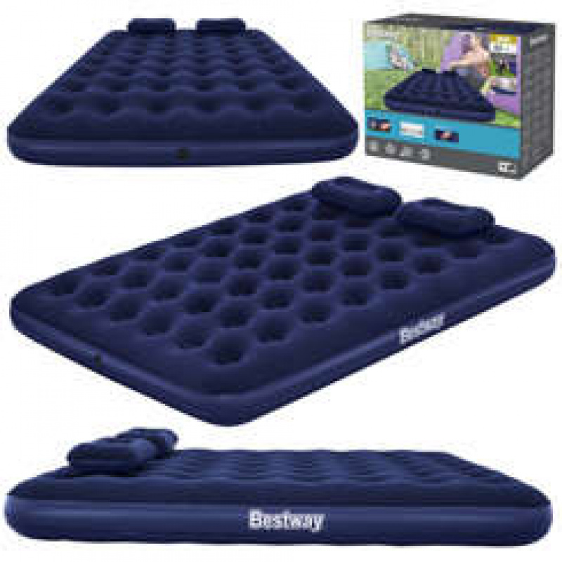 Bestway Saltea gonflabilă din velur 203x152 cm 67374