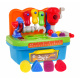 Atelier multifuncțional pentru copii 24m+ sortator + unelte mobile + lumini + sunete + accesorii