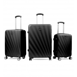 Set de valize de călătorie Aga Travel MR4653 Negru