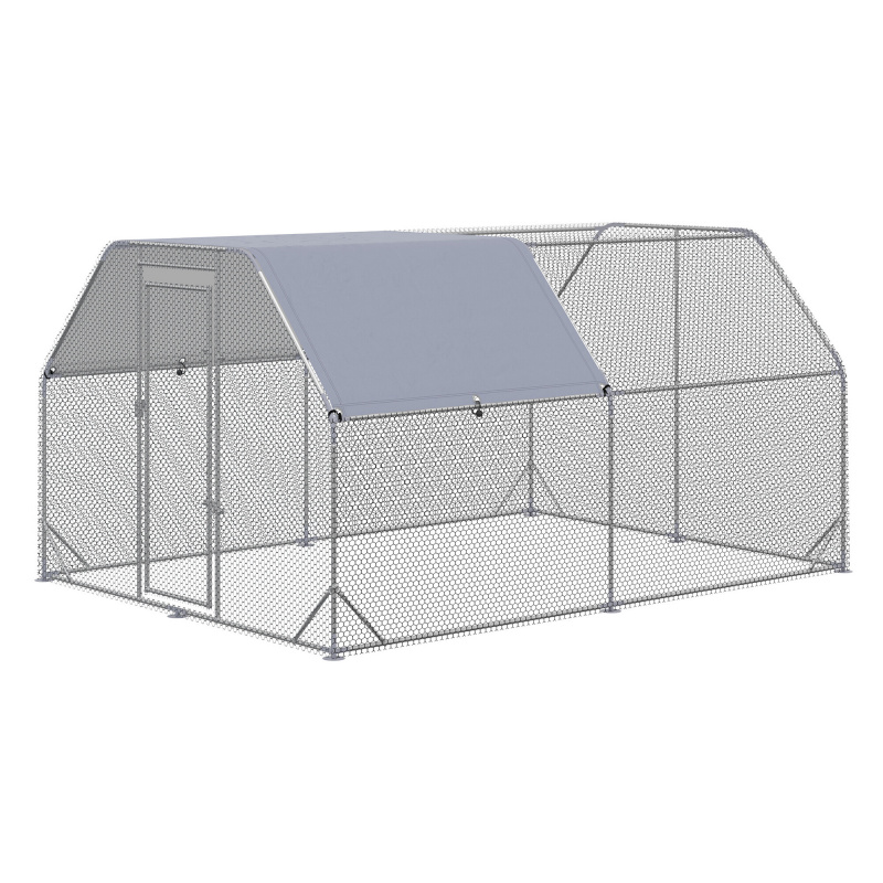 Aga Țarc cu prelată pentru găini 2,8x3,8x1,95 m