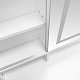 Aga Măsuță de toaletă cu oglindă și iluminare LED + taburet MRDT30 Alb