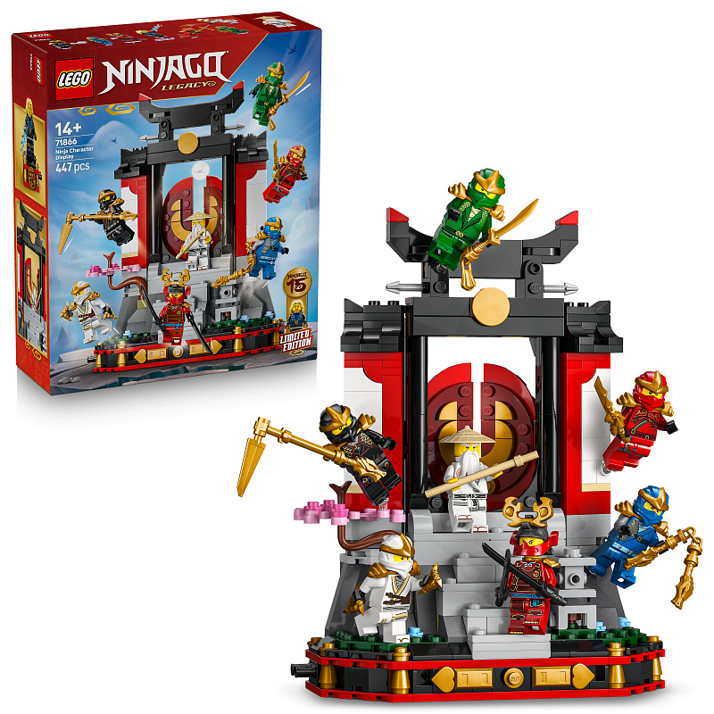 LEGO® NINJAGO 71866 Model pentru etalare cu personaje ninja la a 15-a aniversare