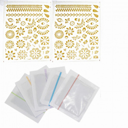 Set de vopsele + 2 foi de autocolante pentru ouă de Paște