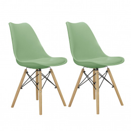 Aga 2x Jídelní židle MR2035 Zelená
