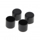 Capace pentru picioarele scaunelor 19 mm Negre