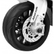 BMW S1000 RR Mini motocicletă pe baterii pentru copii Roșie + 3 roți + sunete + LED diodă