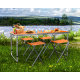 Set pliabil de camping Aga Portocaliu