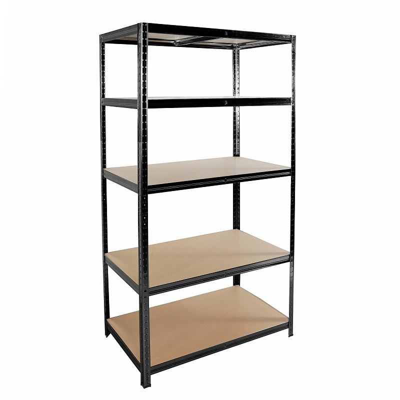 Linder Exclusiv Raft metalic 180x90x40 cm 5 polițe Negru 6DAZ600 - CALITATEA a II-a