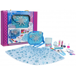 Set de Machiaj + Rochie de Gheață Albastră Set de Machiaj + Rochie de Gheață Albastră