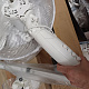 Aga Ventilator cu picior 40 cm Alb 6DAZ439 - CALITATEA a II-a