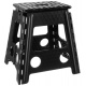 Taburet pliabil antiderapant negru Malatec 18595