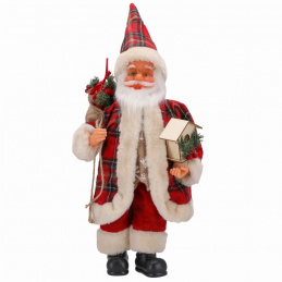 Figurină decorativă MOȘ CRĂCIUN scandinav - 40 cm