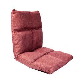 Aga Fotoliu reglabil pe podea 52x55x55 cm Roșu