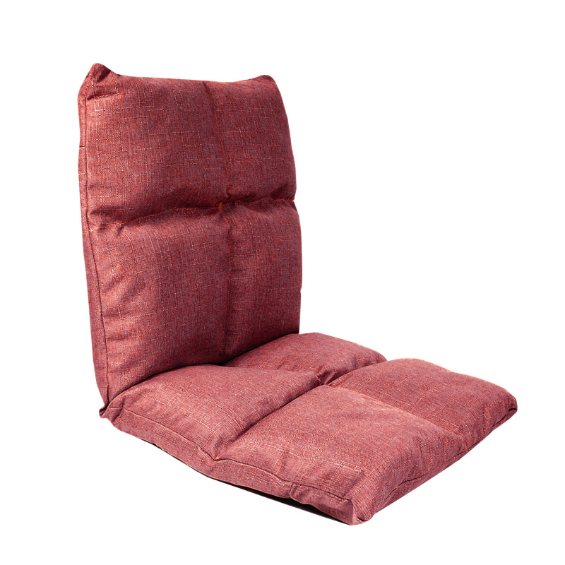 Aga Fotoliu reglabil pe podea 52x55x55 cm Roșu