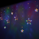 Cortină luminoasă LED Aga Stele 2,5 m 138 LED Multicolor