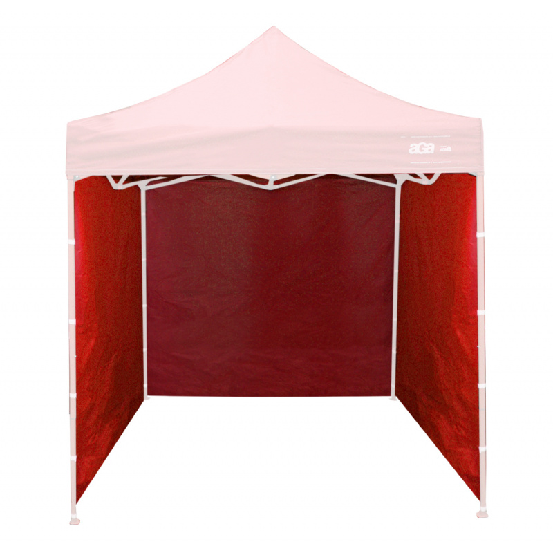 Aga Panouri laterale pentru stand de vânzare 2x2m Roșu