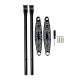 Scară Aga pentru trambulină 180 - 250 cm Negru