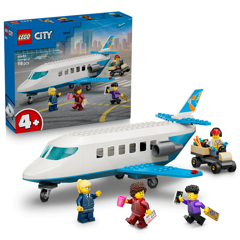 LEGO® City 60492 Avion cu reac?ie pentru pasageri