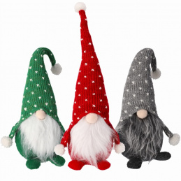 3 x Set spiriduș de Crăciun - 33 cm