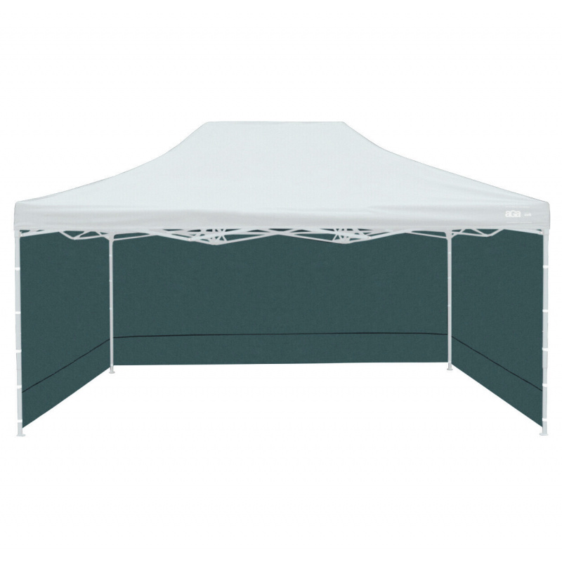 Aga Pereți laterali pentru stand de vânzare 3x4,5m Verde