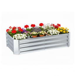 Aga Strat ridicat 180x90x30 cm oțel galvanizat