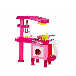 Aga4Kids Bucătărie din plastic KITCHEN Pink 6DZ071 - II. CALITATE