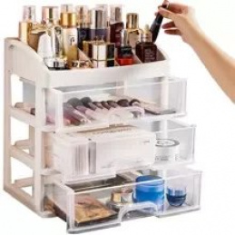 Organizator pentru cosmetice crem Soulima 19357
