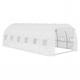 Aga Seră de grădină 6x3x2 m Transparentă