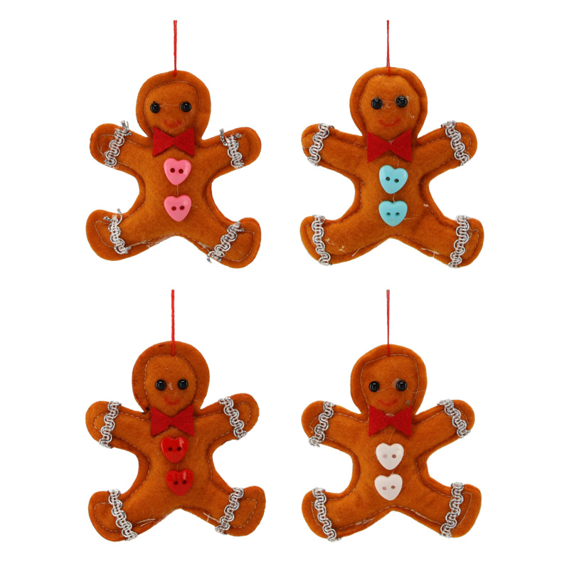 Set de ornamente de Crăciun Aga 4 bucăți Turtă dulce