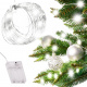 Aga LED Decorativ Fir 10m 100LED Alb Rece