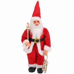 Figurină Moș Crăciun scandinavă - 30 cm