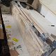 Aga Strat înălțat 120x80x40 cm Lemn 6DAZ409 - CALITATEA a II-a